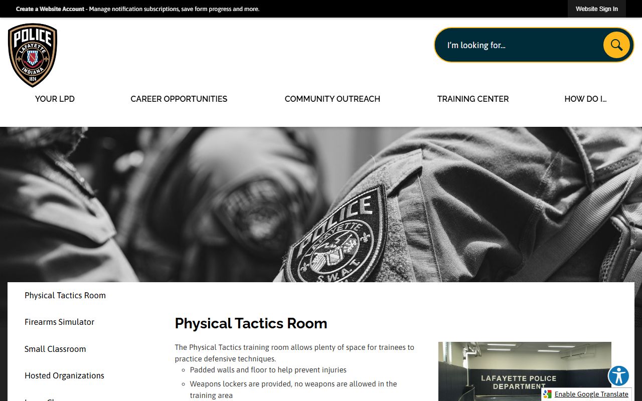 Lafayette Indiana Police Department background check and records contact information